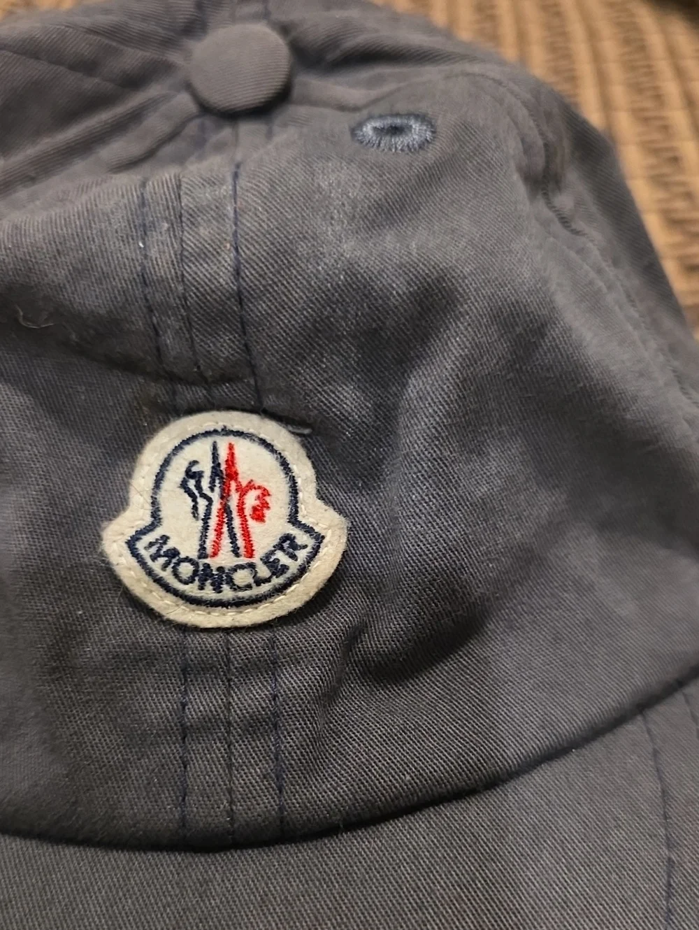Moncler kids navy hat Size 50 My Son Wore Baby To 4 Years